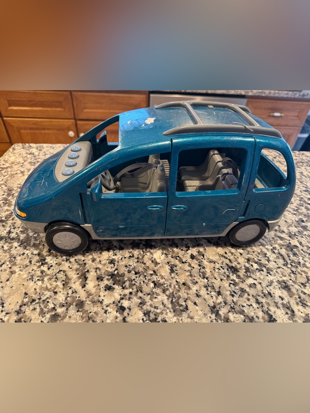 Fisher price loving family Blue Kids Toy Van - Durable Play Vehicle